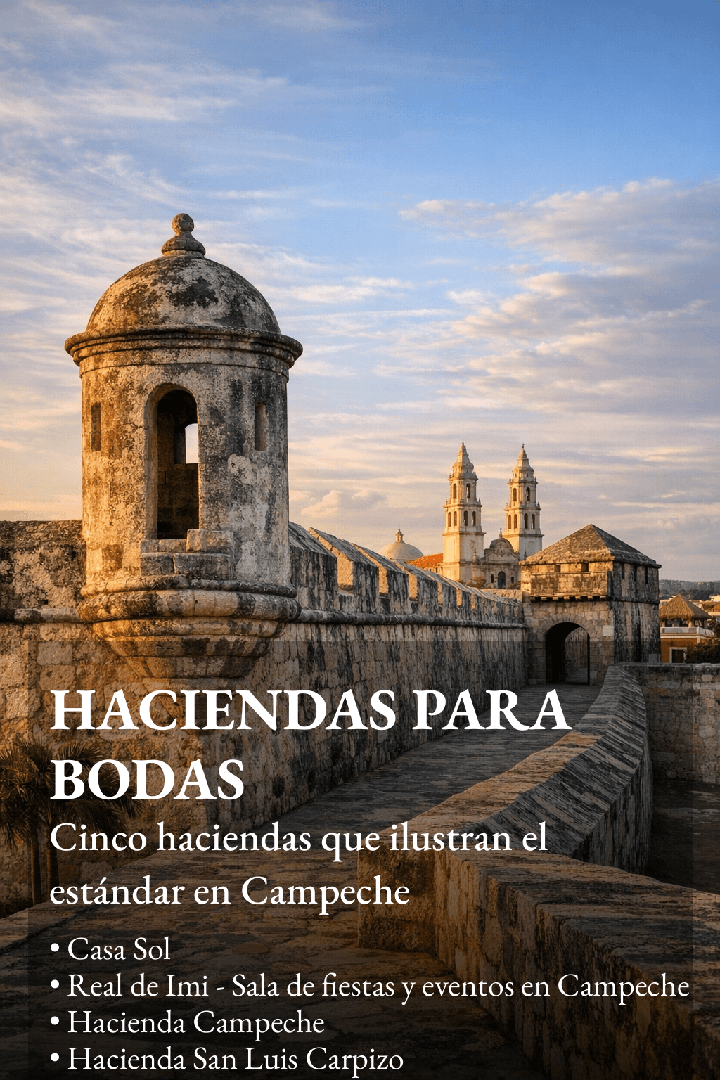 Las Mejores haciendas para bodas en Campeche