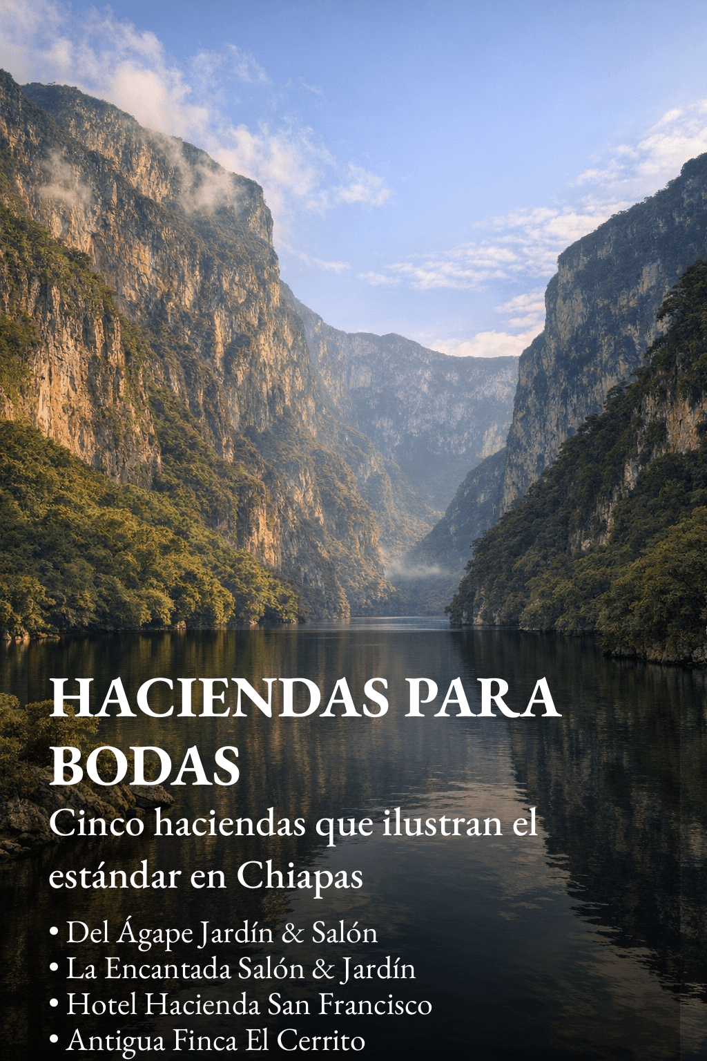 Las Mejores haciendas para bodas en Chiapas