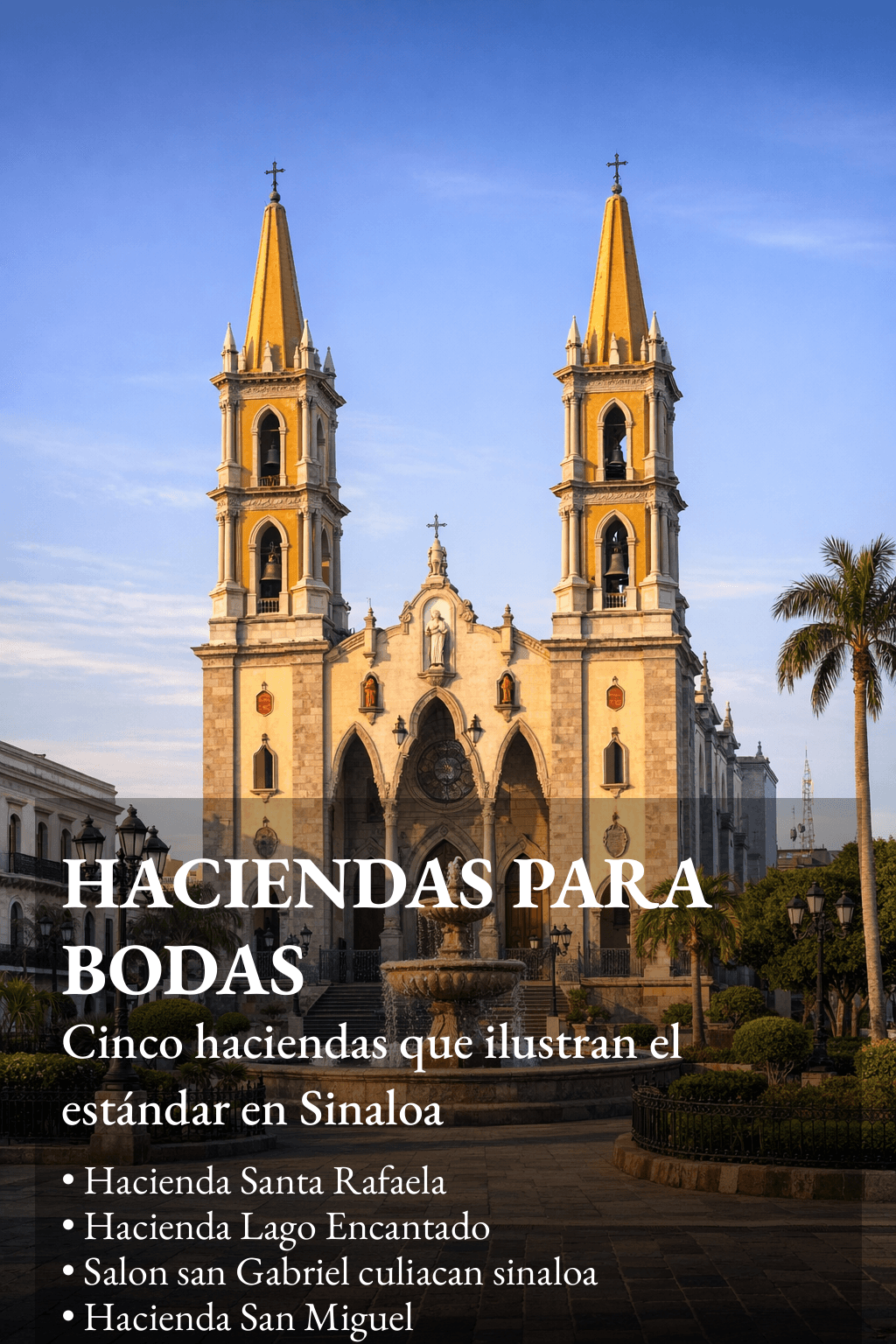 Las Mejores haciendas para bodas en Sinaloa