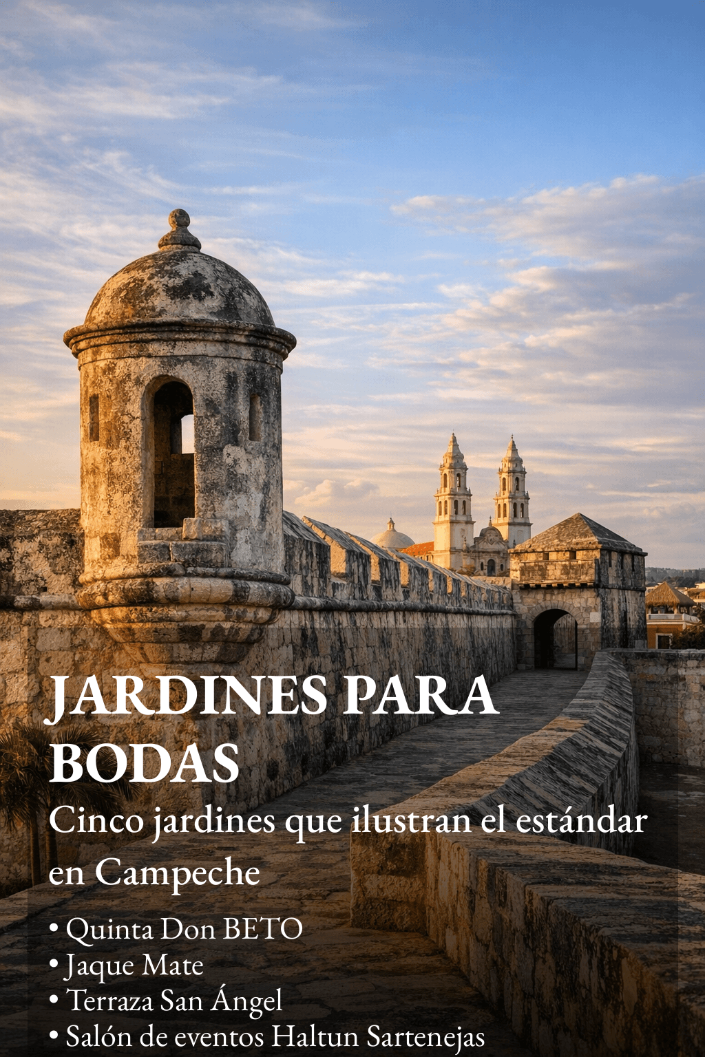 Los Mejores jardines para bodas en Campeche