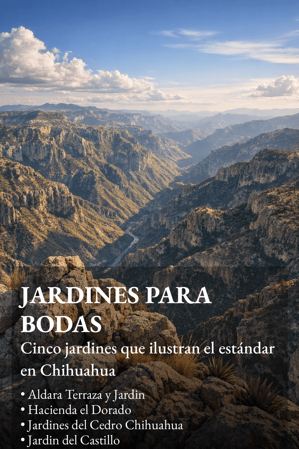 Los Mejores jardines para bodas en Chihuahua