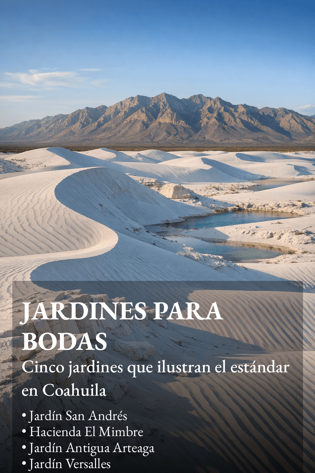 Los Mejores jardines para bodas en Coahuila