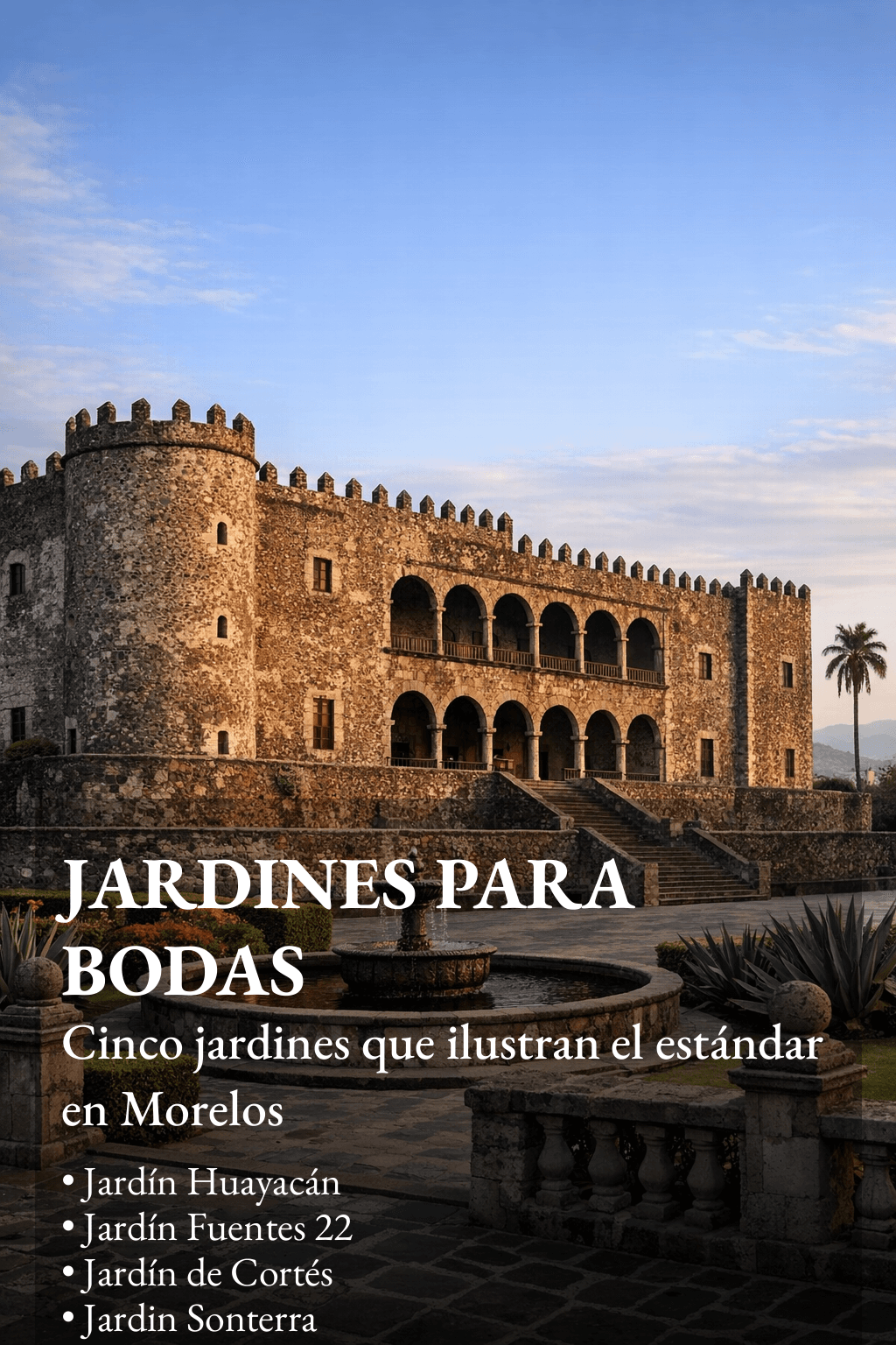 Los Mejores jardines para bodas en Morelos