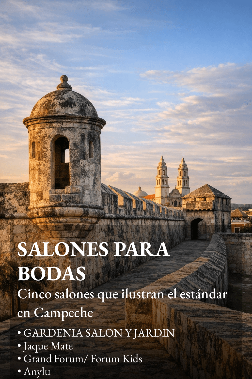 Los Mejores salones para bodas en Campeche