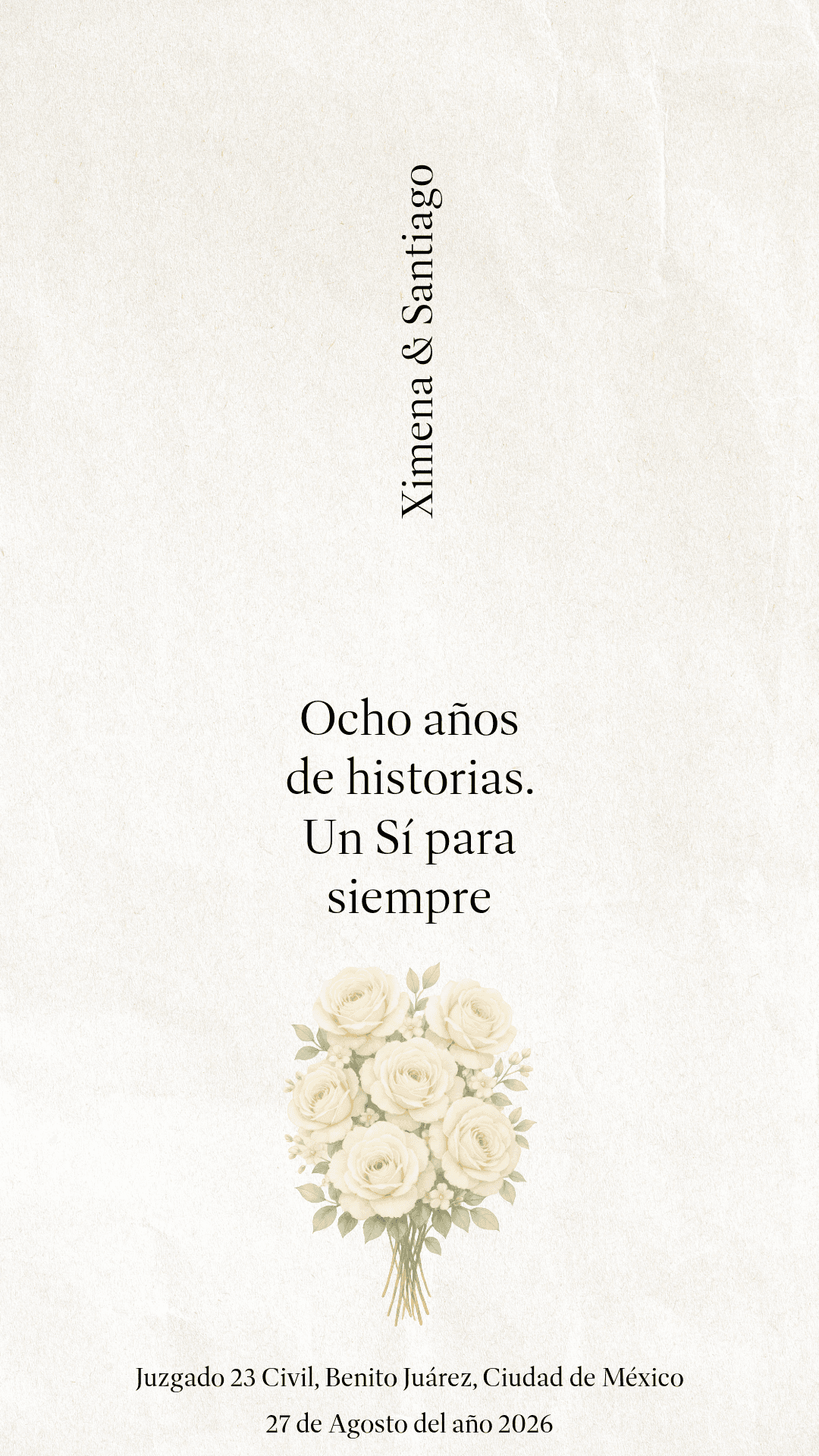 Ejemplo de uso de espacio negativo en tipografía.