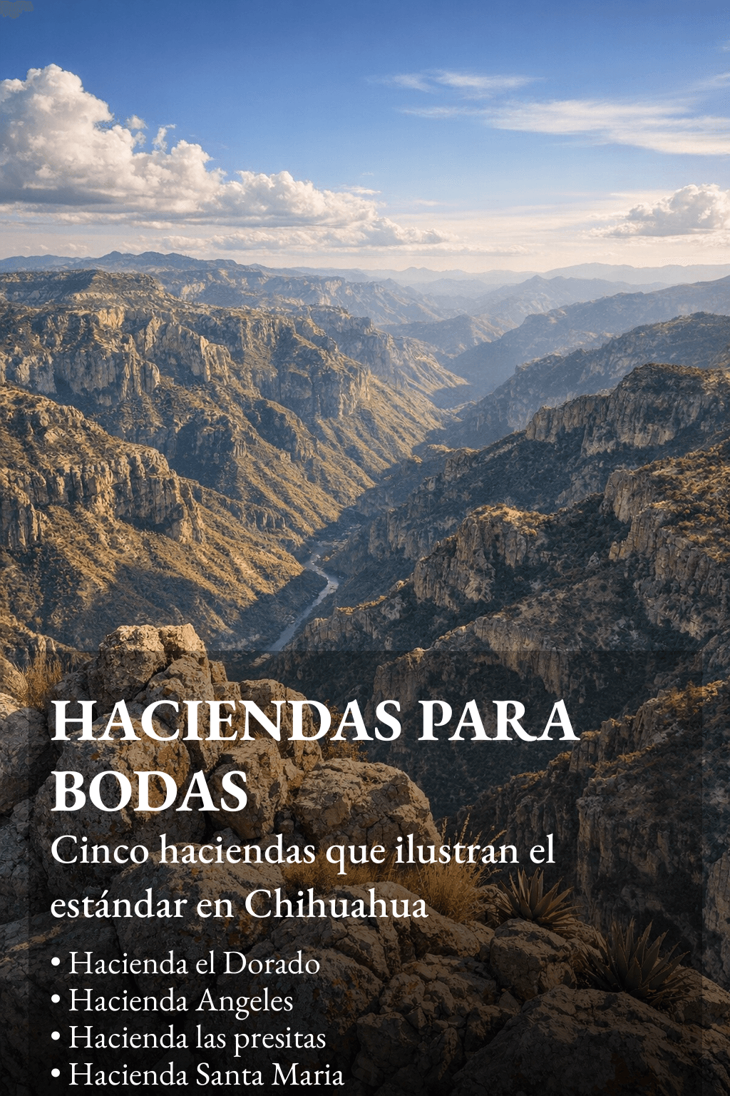 Las Mejores haciendas para bodas en Chihuahua