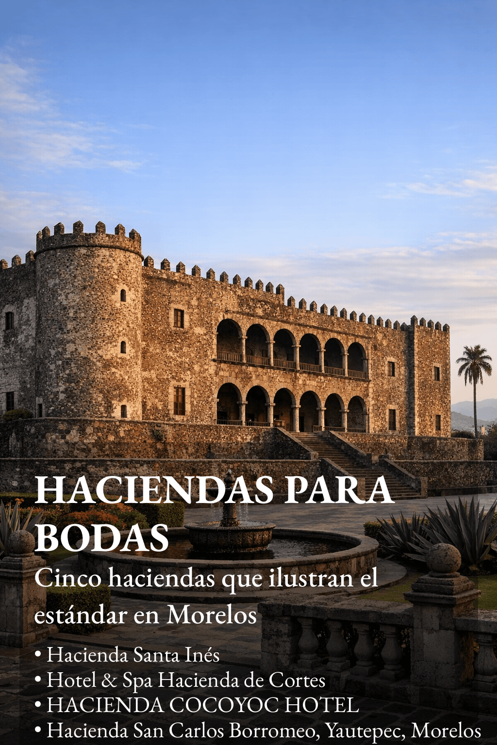 Las Mejores haciendas para bodas en Morelos