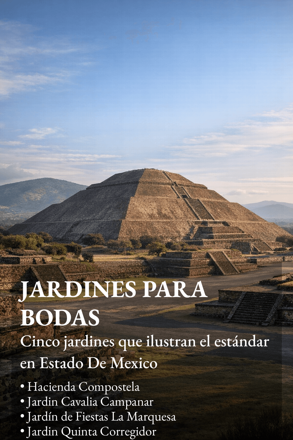 Los Mejores jardines para bodas en Estado de México