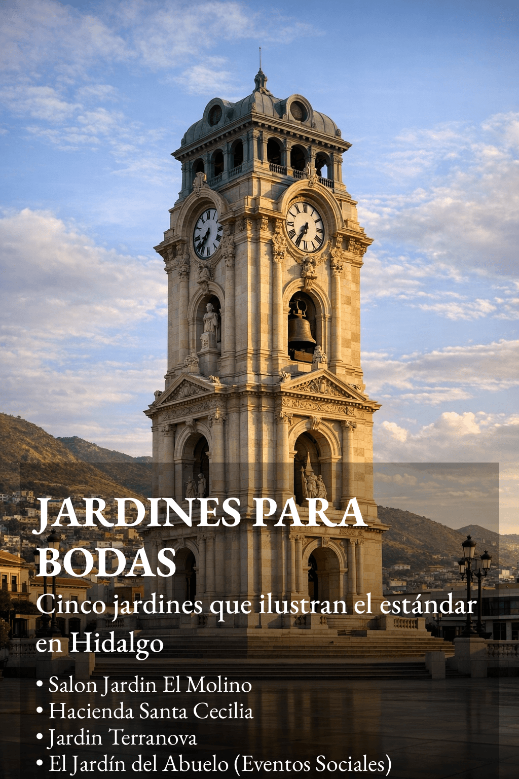 Los Mejores jardines para bodas en Hidalgo