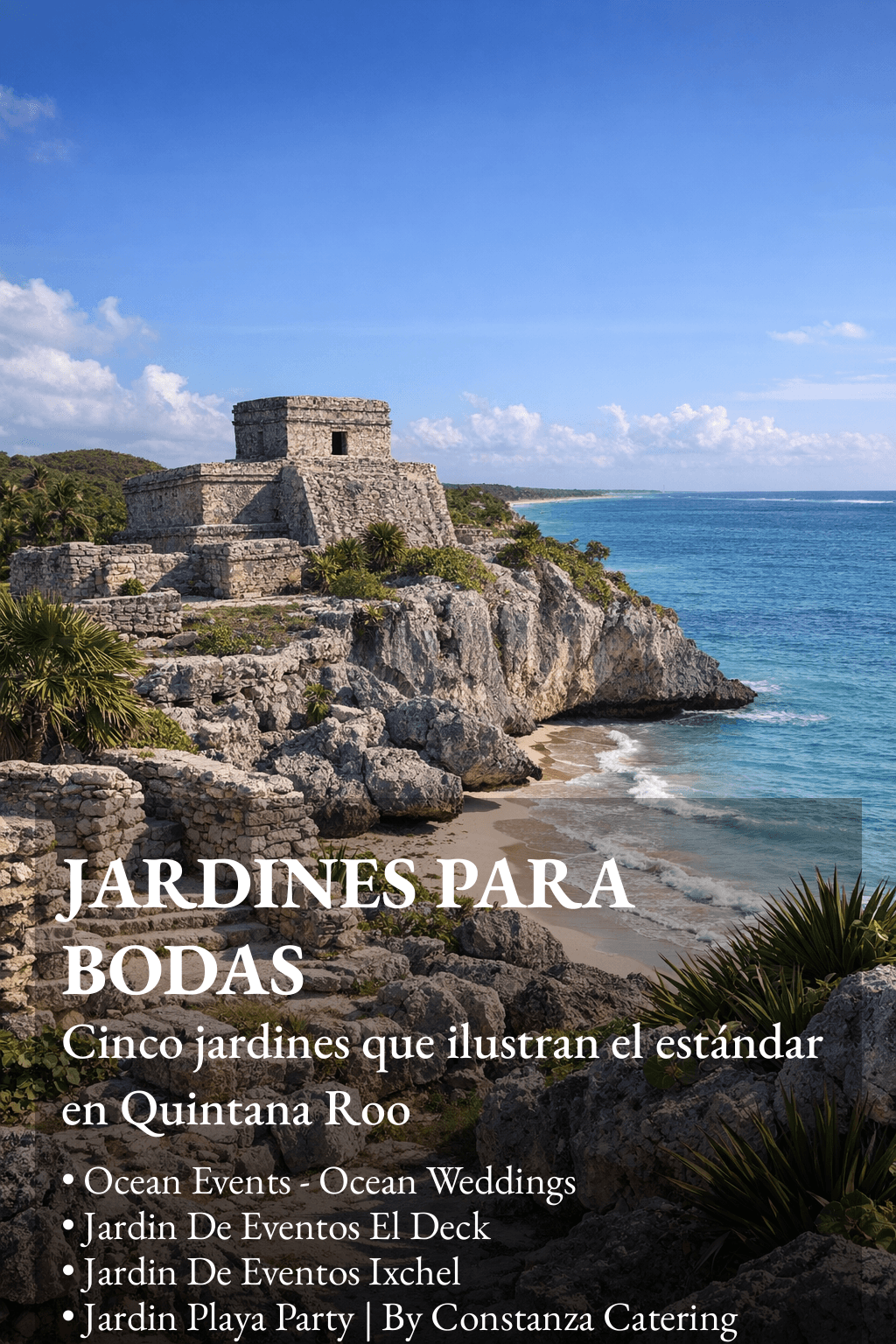 Los Mejores jardines para bodas en Quintana Roo