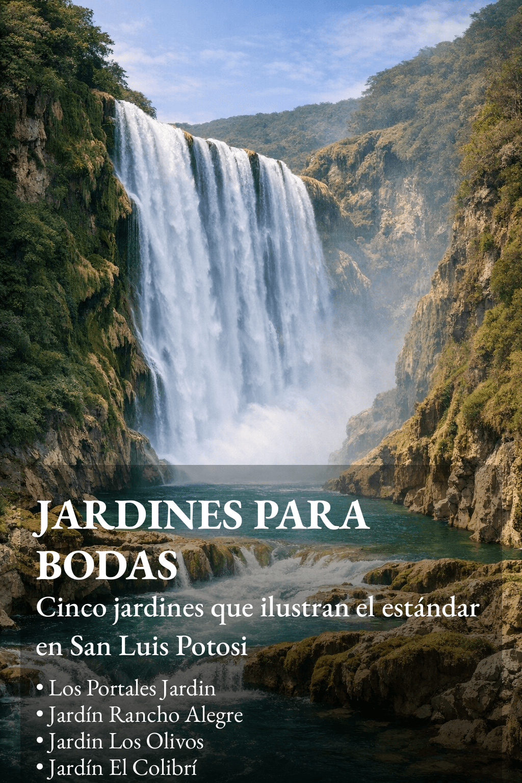 Los Mejores jardines para bodas en San Luis Potosí