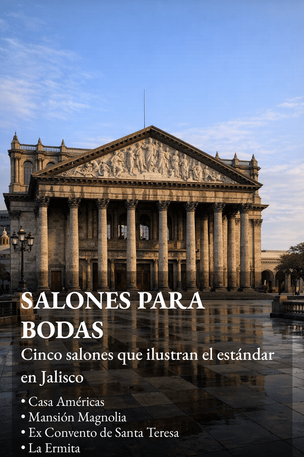 Los Mejores salones para bodas en Jalisco