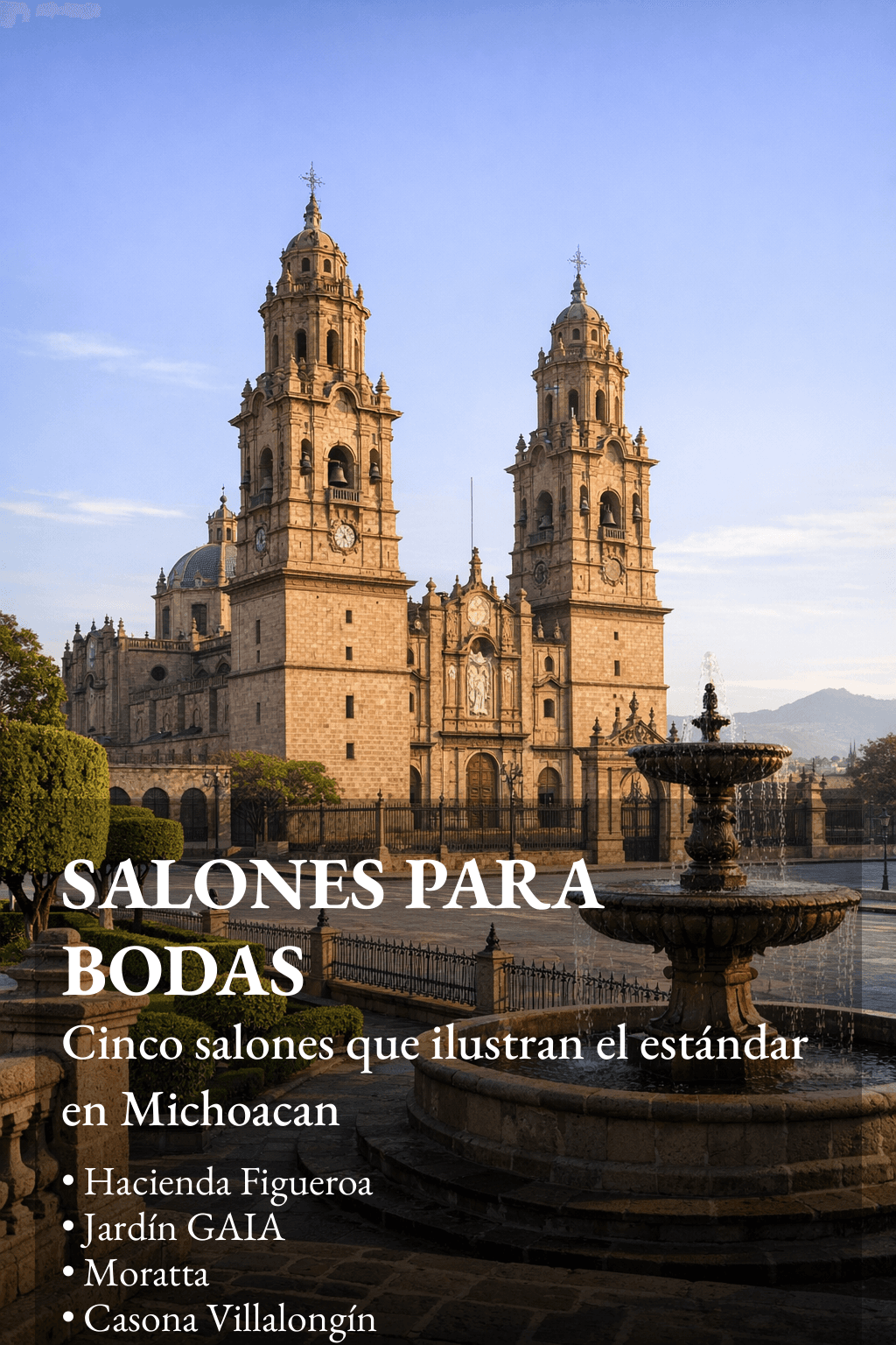 Los Mejores salones para bodas en Michoacán